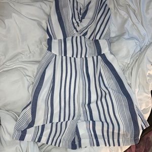 cute striped romper